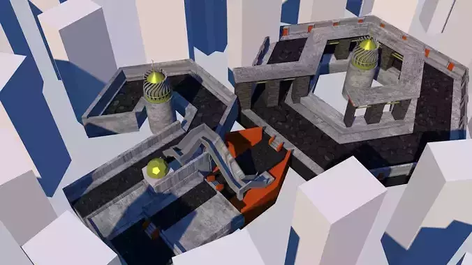 Elmamalek game map 3D model