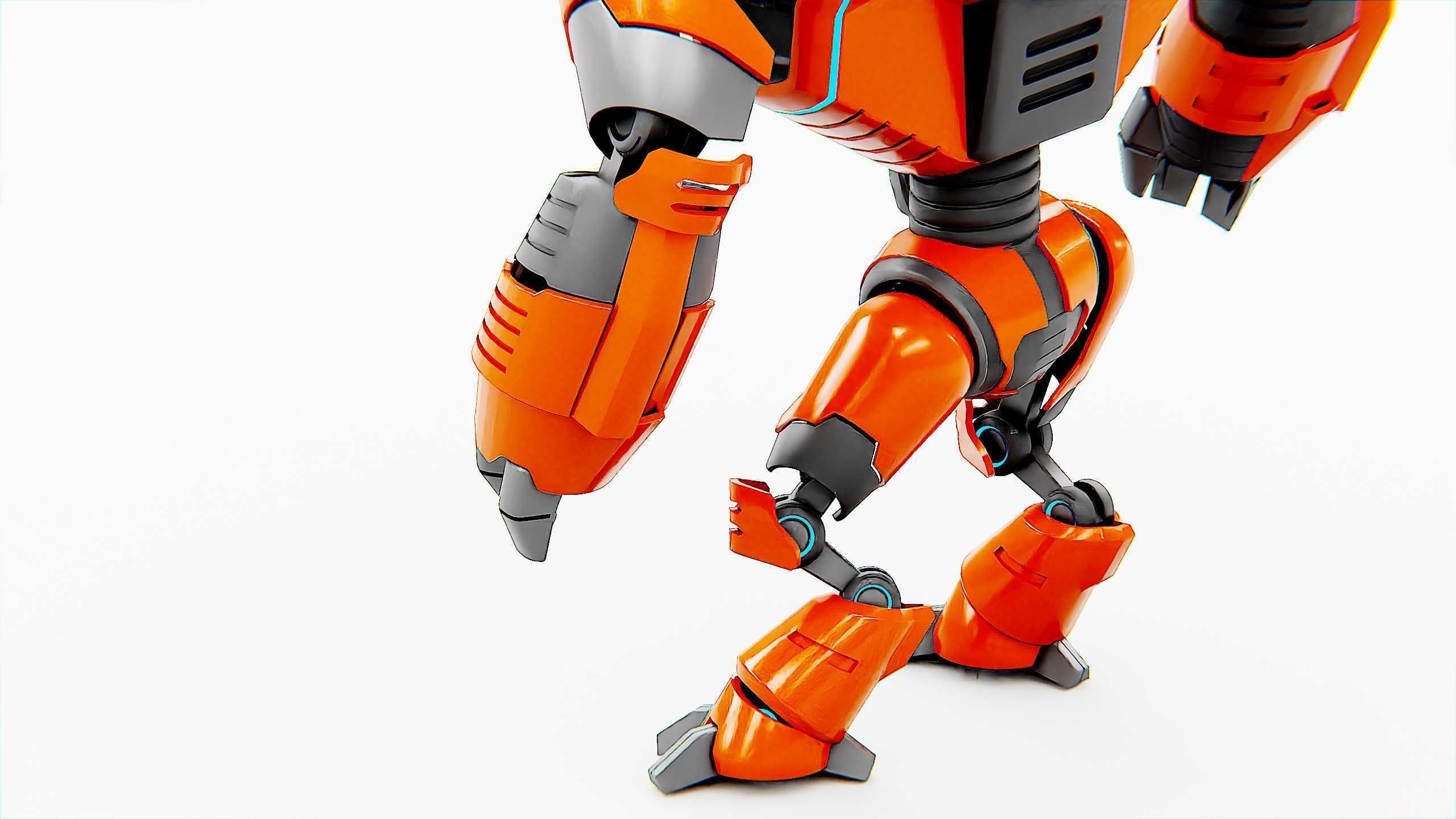 ASTRONAUT BOT HILION Rigged for Unreal Engine - Unity - MIXAMO 3D model_26