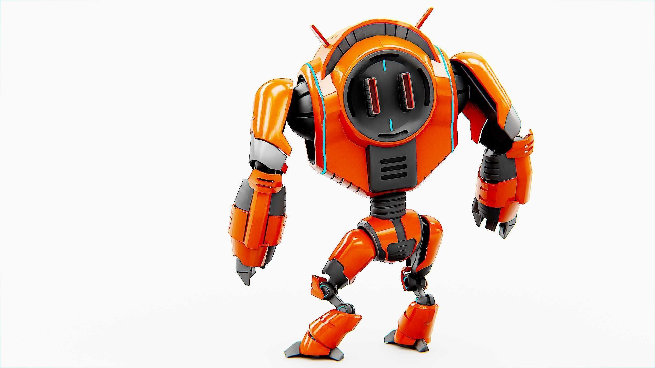 ASTRONAUT BOT HILION Rigged for Unreal Engine - Unity - MIXAMO 3D model_12