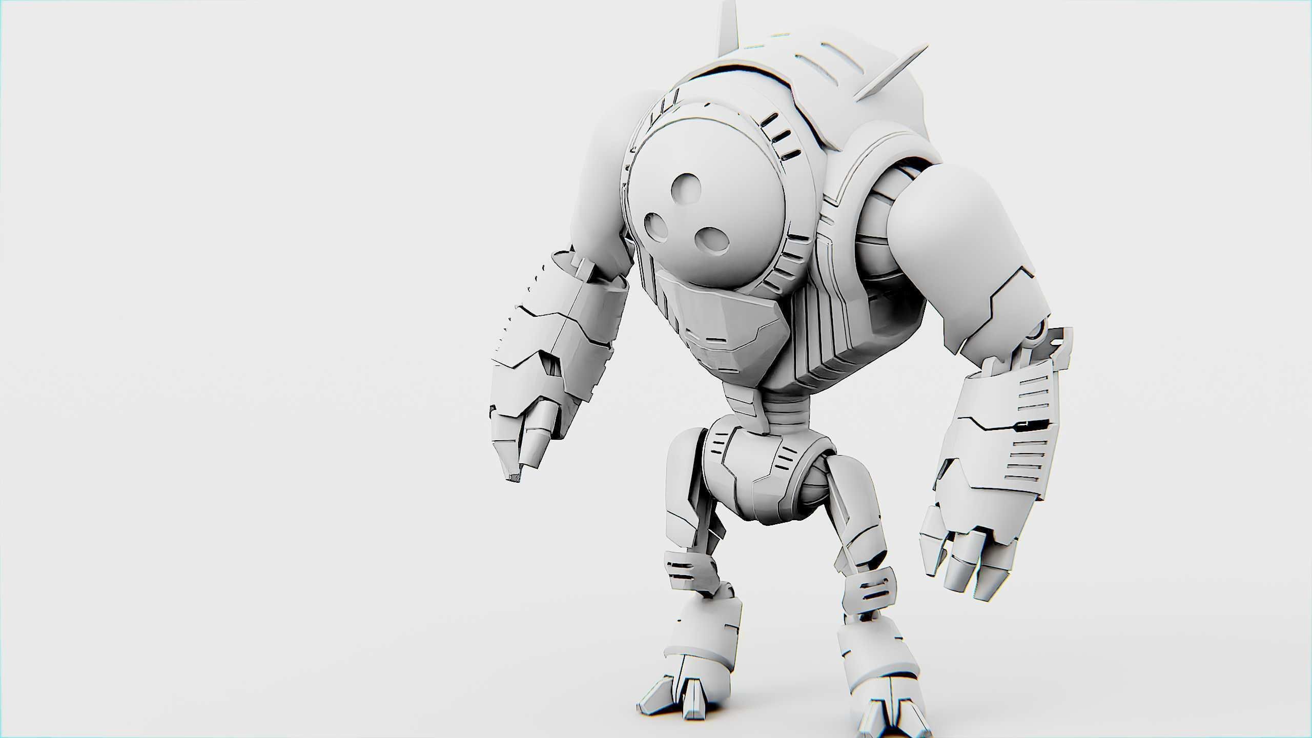 ASTRONAUT BOT HILION Rigged for Unreal Engine - Unity - MIXAMO 3D model_32