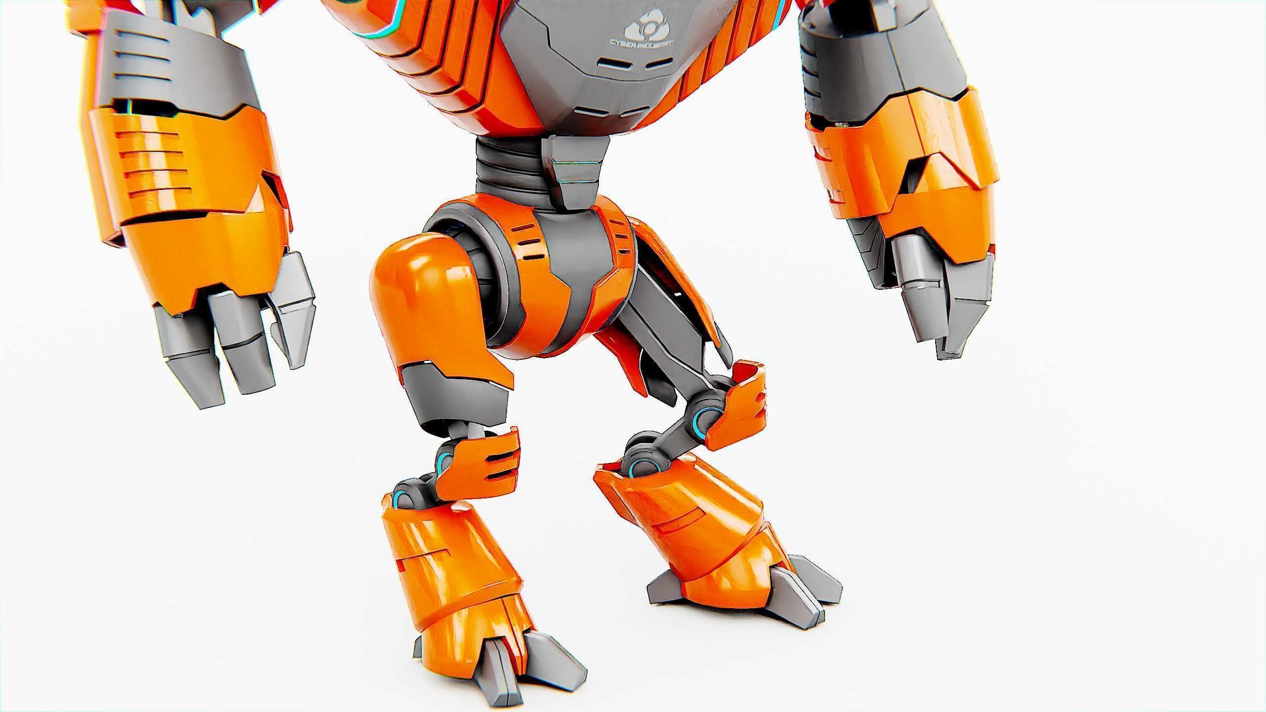 ASTRONAUT BOT HILION Rigged for Unreal Engine - Unity - MIXAMO 3D model_25