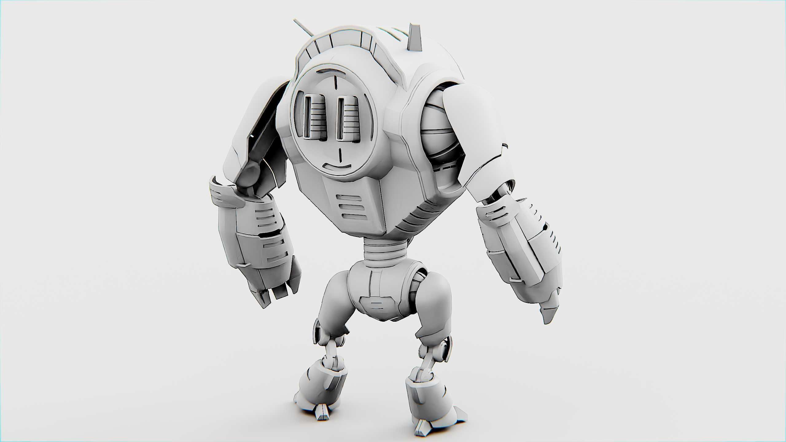 ASTRONAUT BOT HILION Rigged for Unreal Engine - Unity - MIXAMO 3D model_33