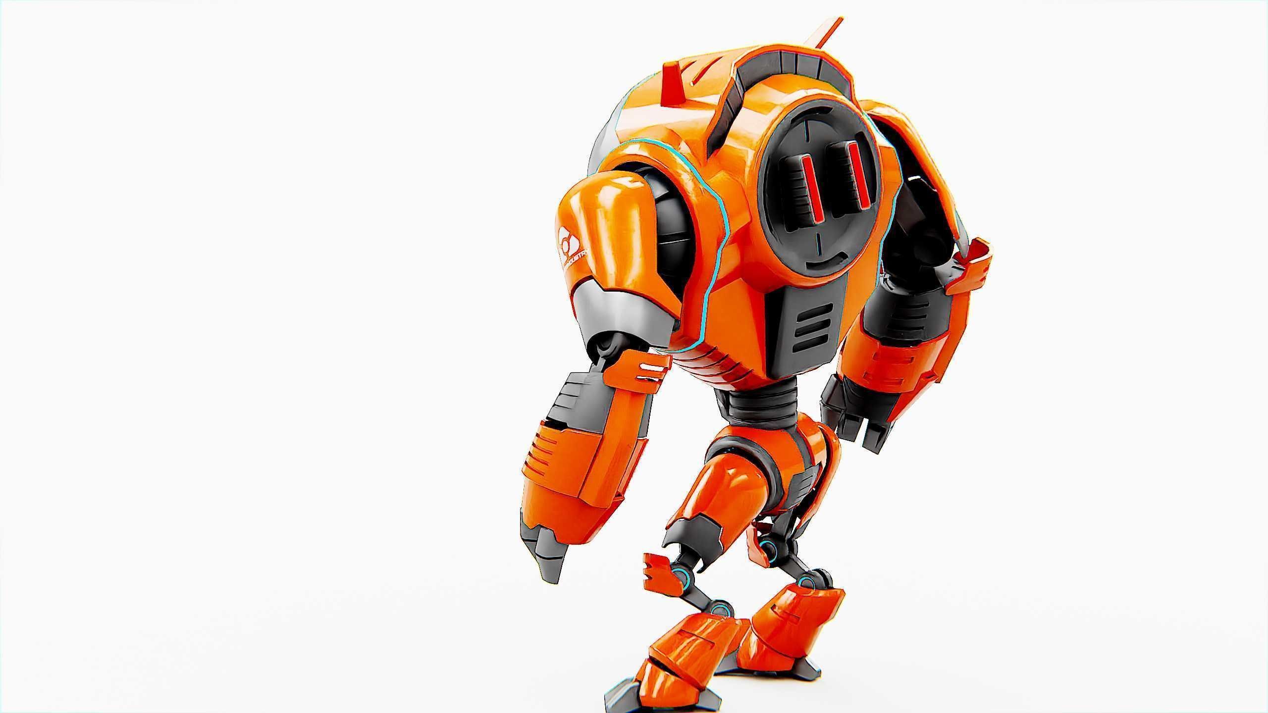 ASTRONAUT BOT HILION Rigged for Unreal Engine - Unity - MIXAMO 3D model_10