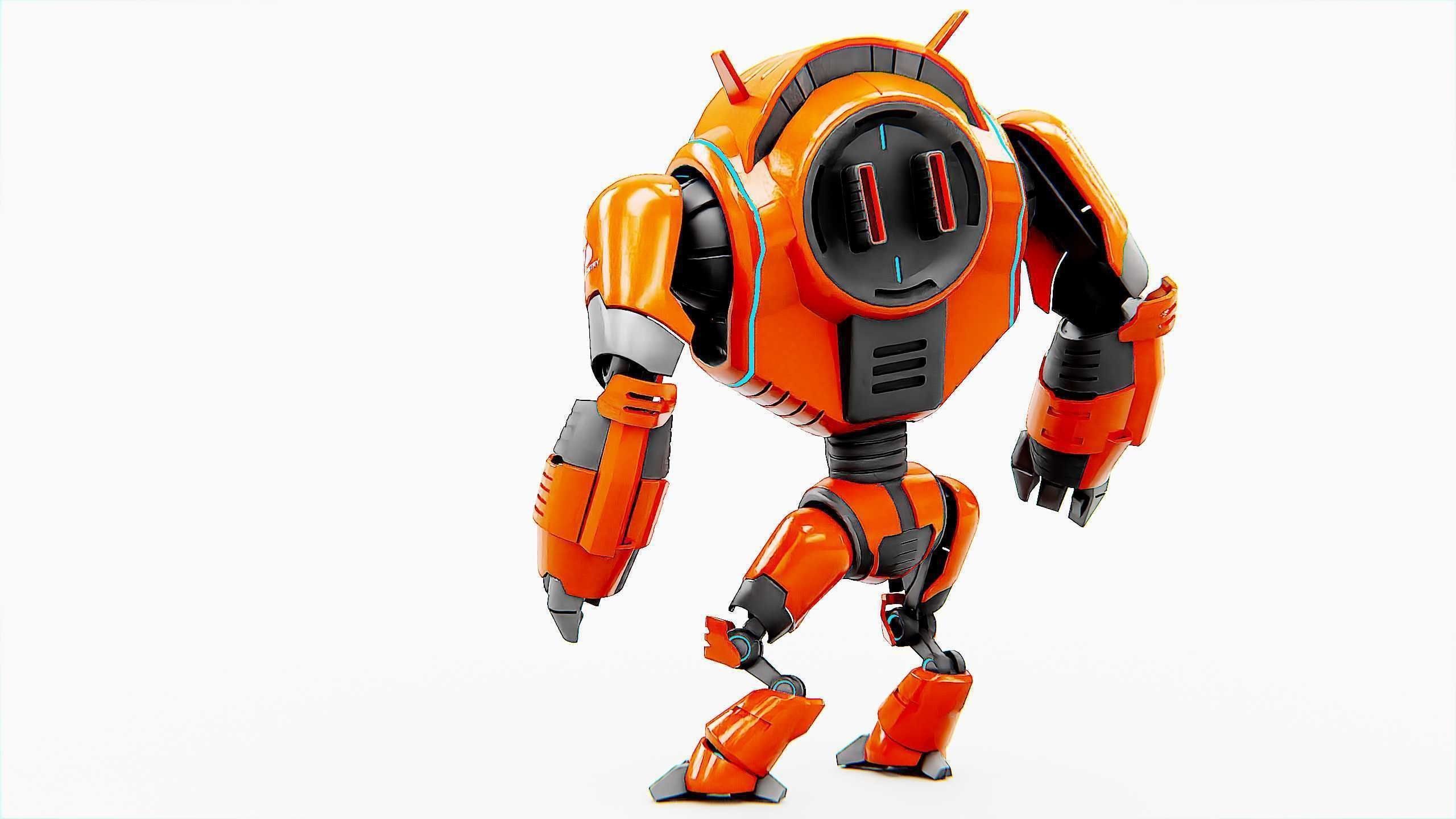 ASTRONAUT BOT HILION Rigged for Unreal Engine - Unity - MIXAMO 3D model_11