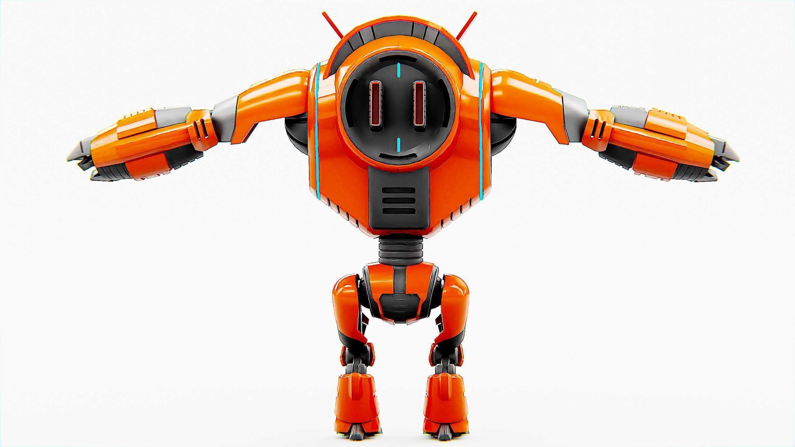 ASTRONAUT BOT HILION Rigged for Unreal Engine - Unity - MIXAMO 3D model_31