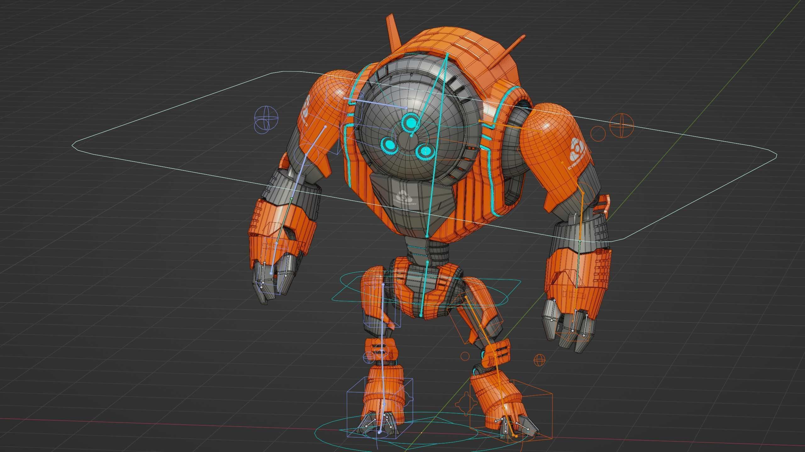 ASTRONAUT BOT HILION Rigged for Unreal Engine - Unity - MIXAMO 3D model_37