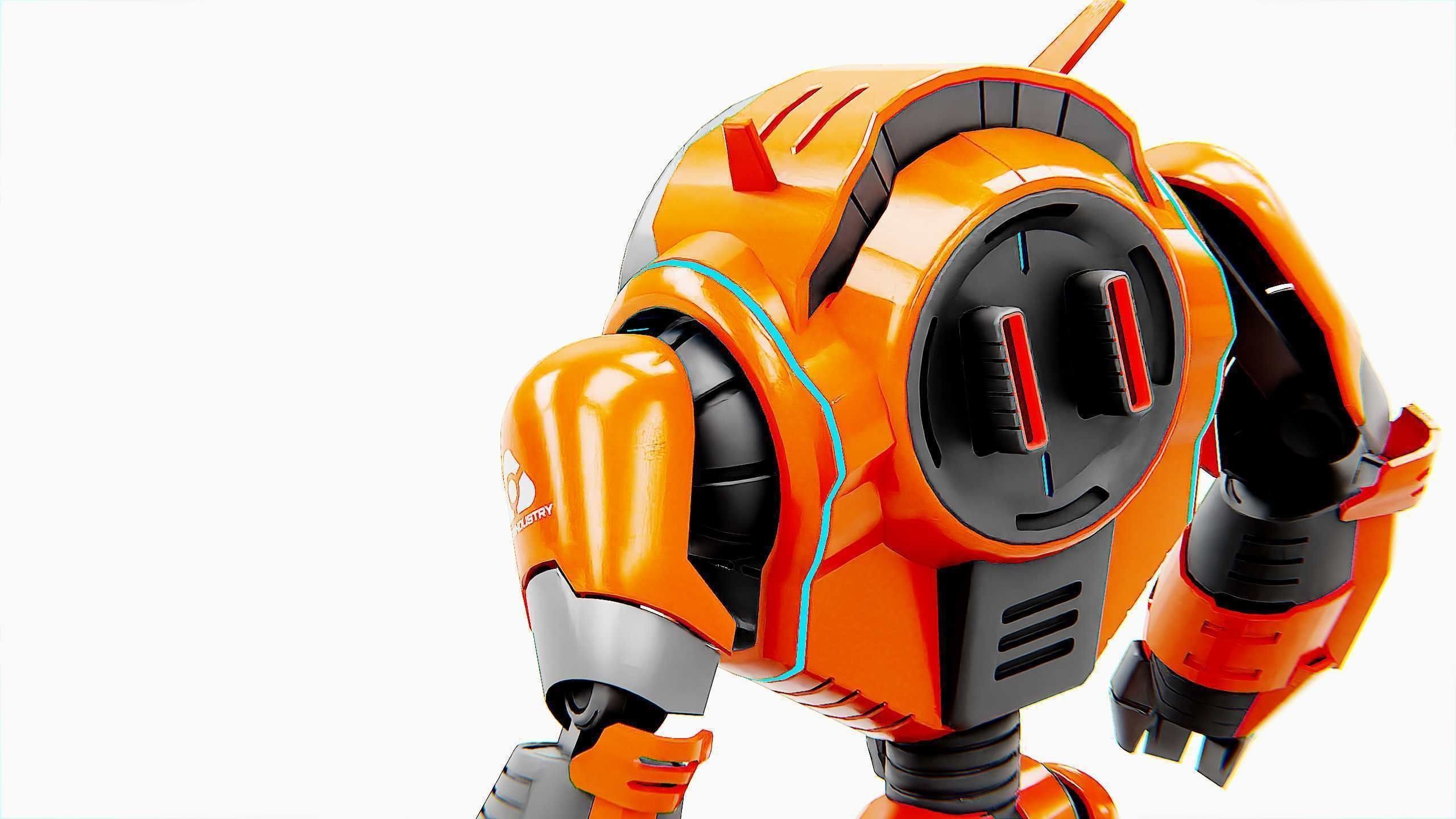 ASTRONAUT BOT HILION Rigged for Unreal Engine - Unity - MIXAMO 3D model_23