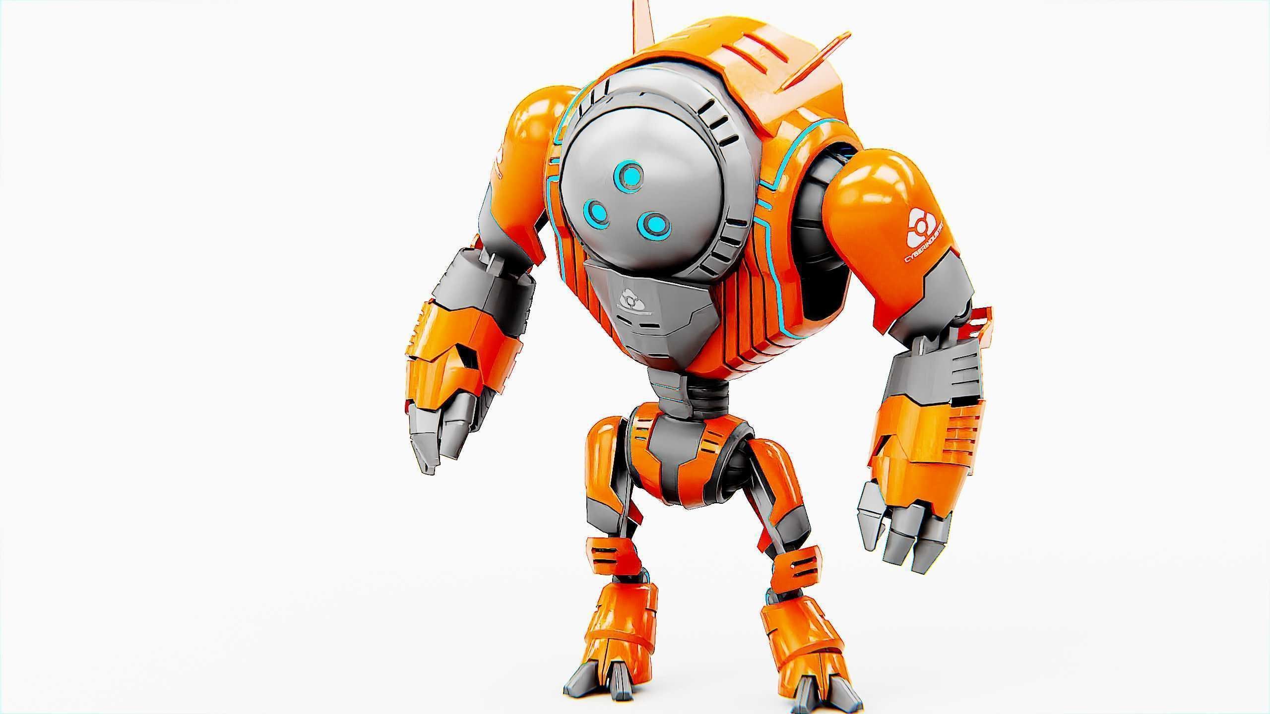 ASTRONAUT BOT HILION Rigged for Unreal Engine - Unity - MIXAMO 3D model_5