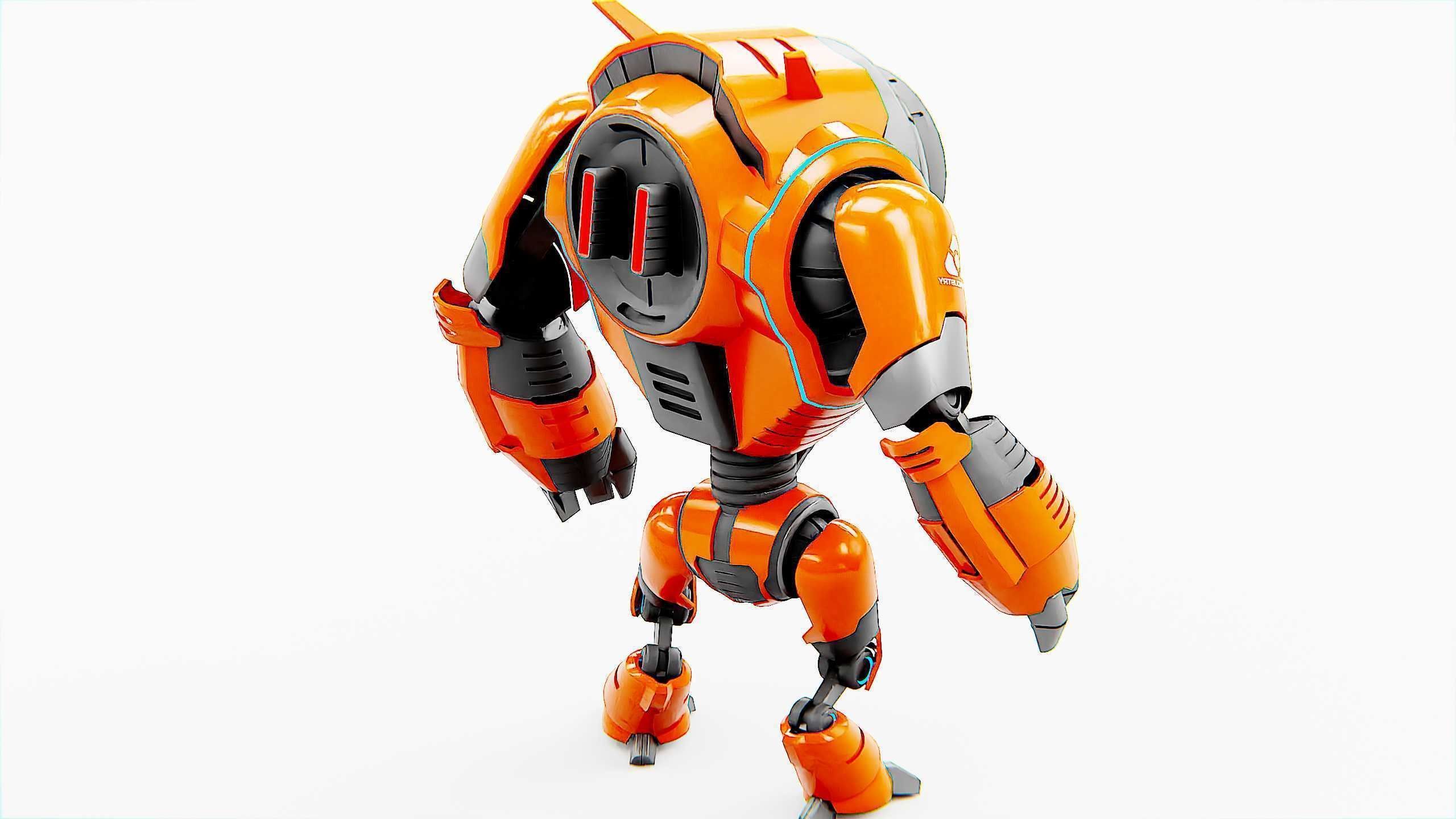 ASTRONAUT BOT HILION Rigged for Unreal Engine - Unity - MIXAMO 3D model_29