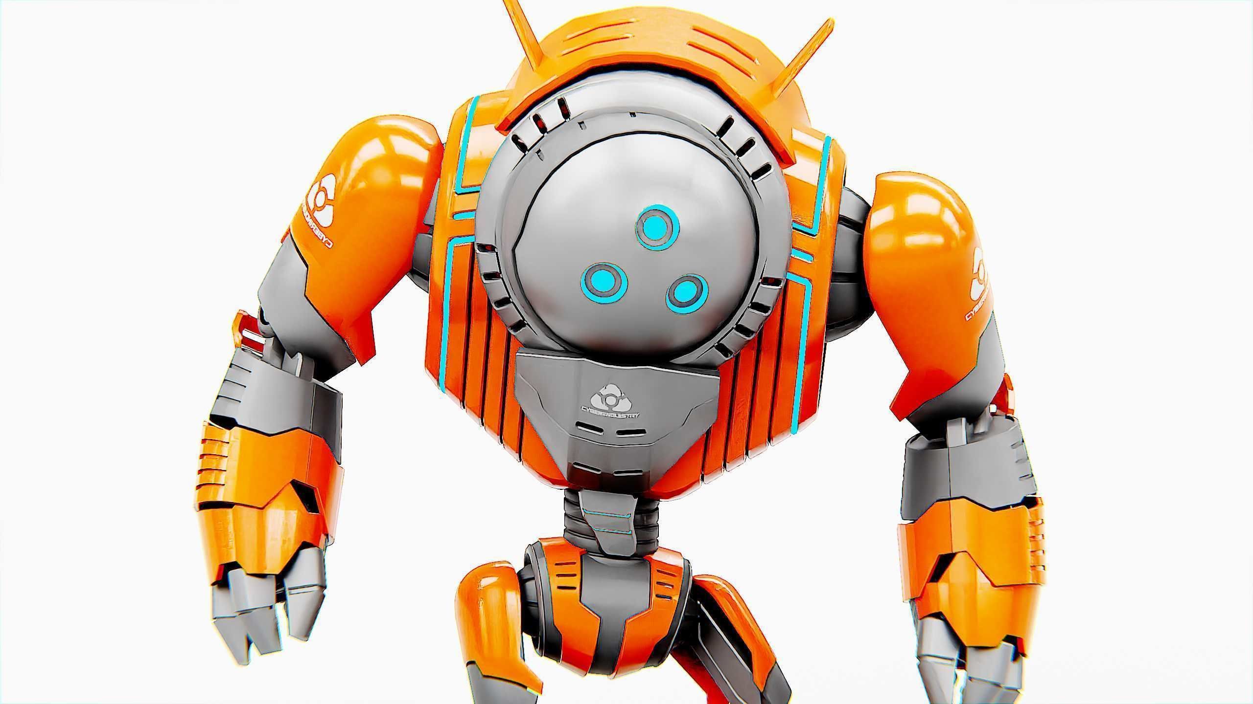 ASTRONAUT BOT HILION Rigged for Unreal Engine - Unity - MIXAMO 3D model_21