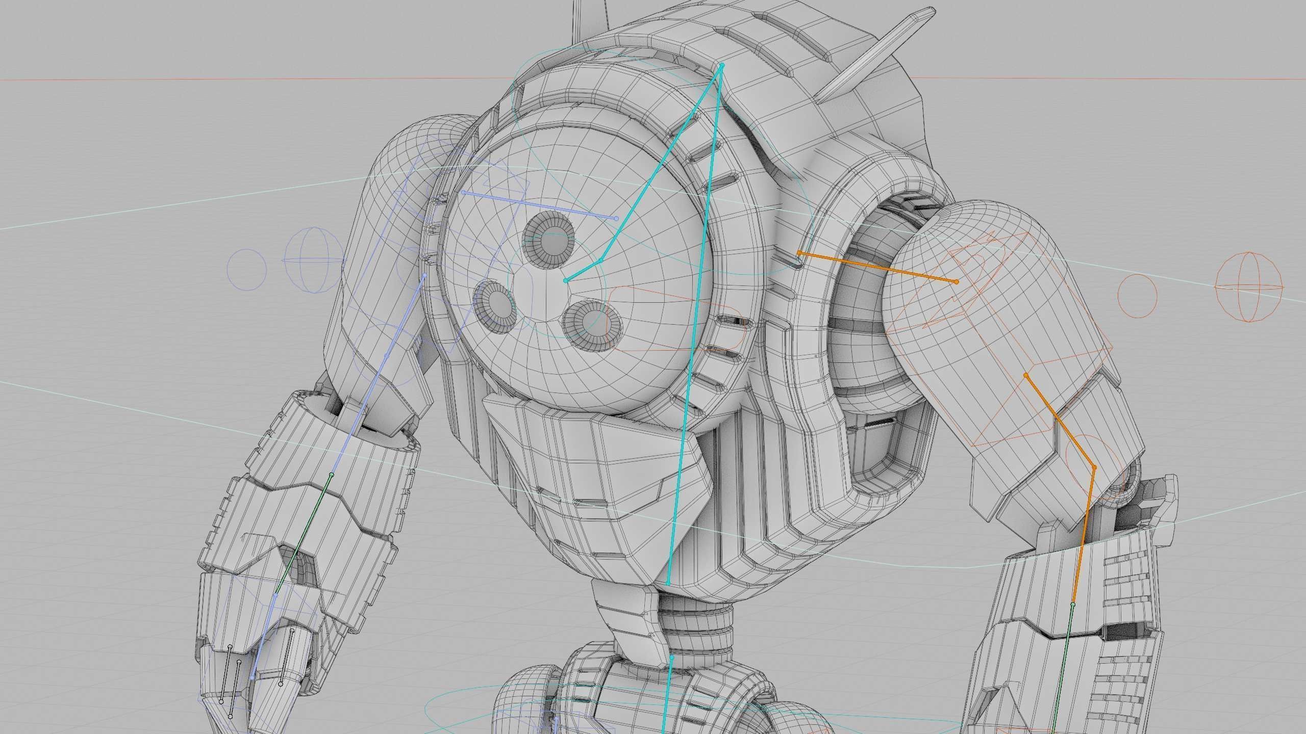 ASTRONAUT BOT HILION Rigged for Unreal Engine - Unity - MIXAMO 3D model_42