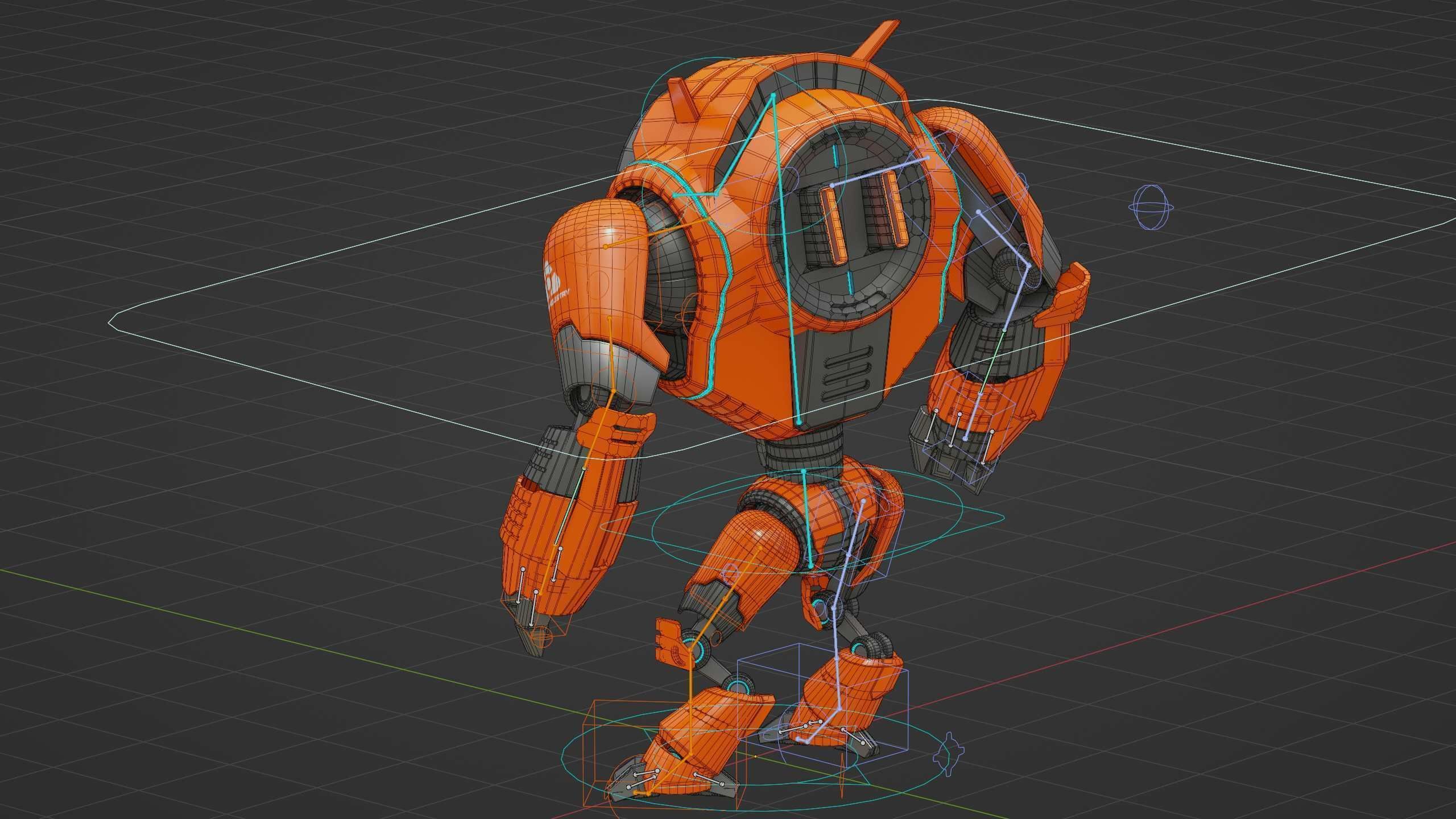 ASTRONAUT BOT HILION Rigged for Unreal Engine - Unity - MIXAMO 3D model_38