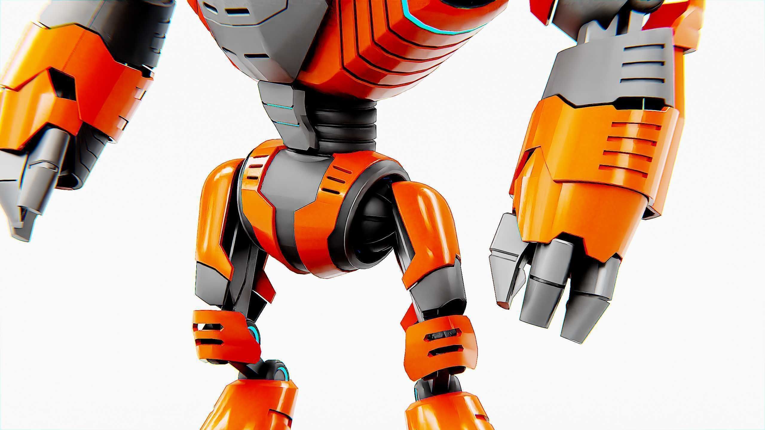 ASTRONAUT BOT HILION Rigged for Unreal Engine - Unity - MIXAMO 3D model_28