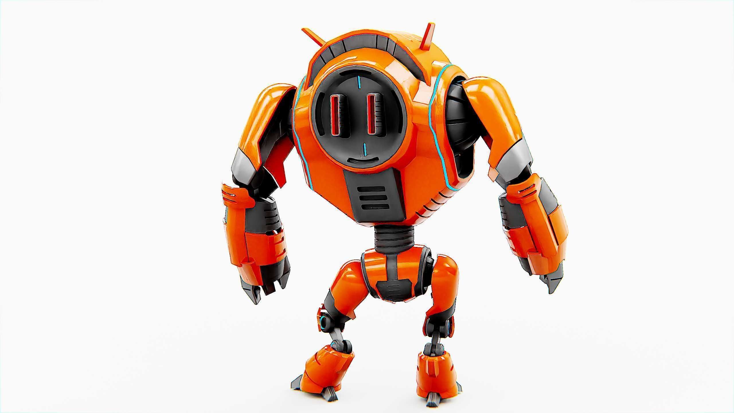 ASTRONAUT BOT HILION Rigged for Unreal Engine - Unity - MIXAMO 3D model_14