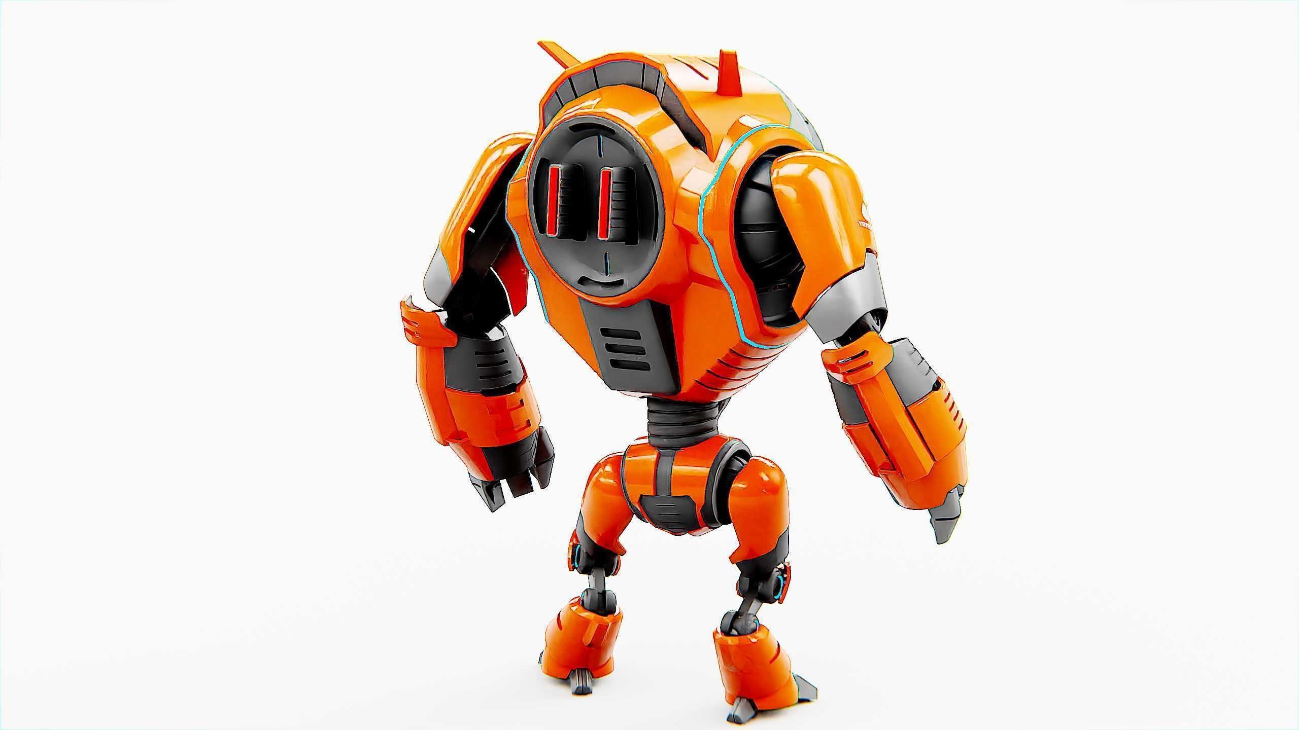 ASTRONAUT BOT HILION Rigged for Unreal Engine - Unity - MIXAMO 3D model_15