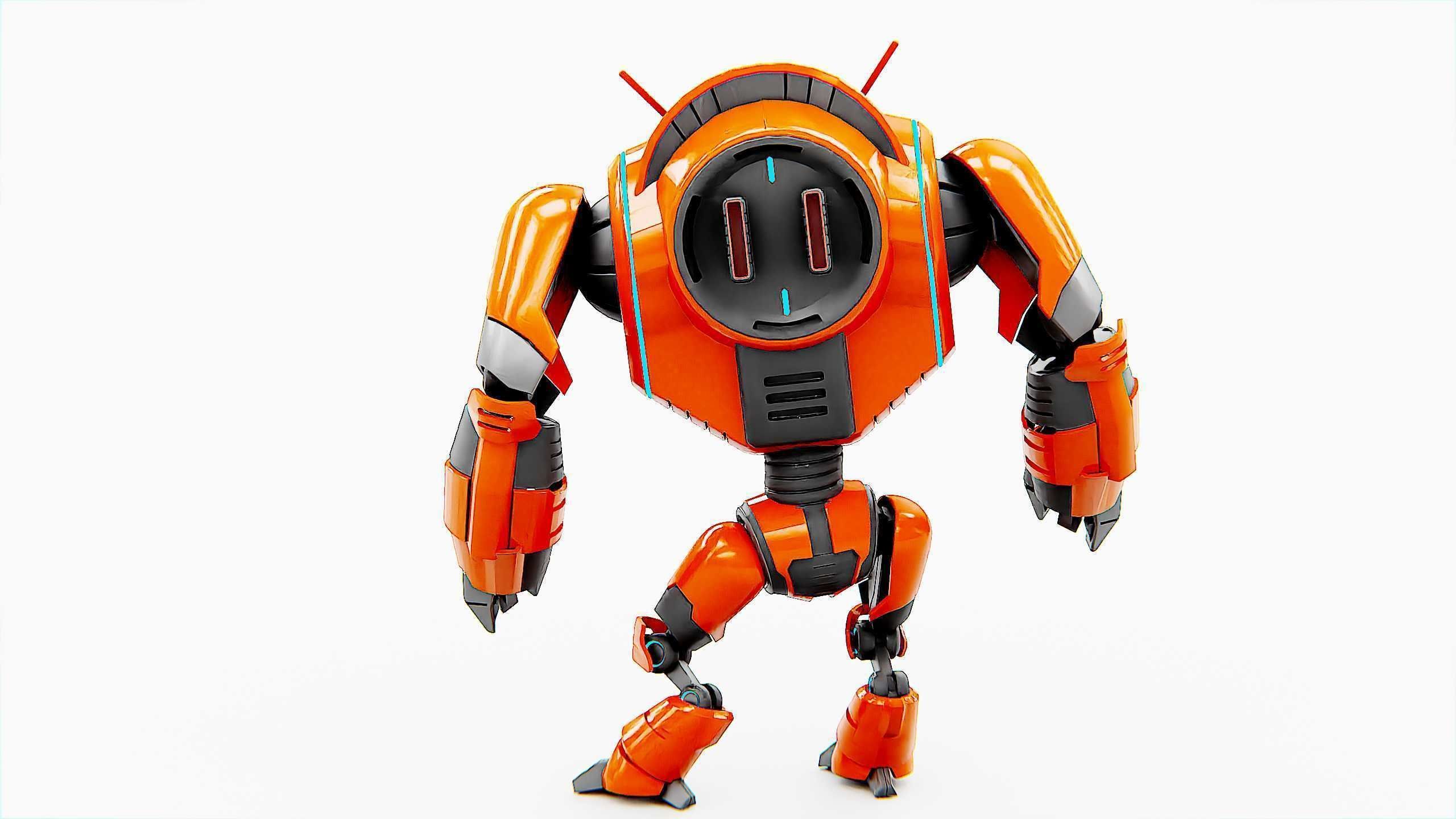 ASTRONAUT BOT HILION Rigged for Unreal Engine - Unity - MIXAMO 3D model_13