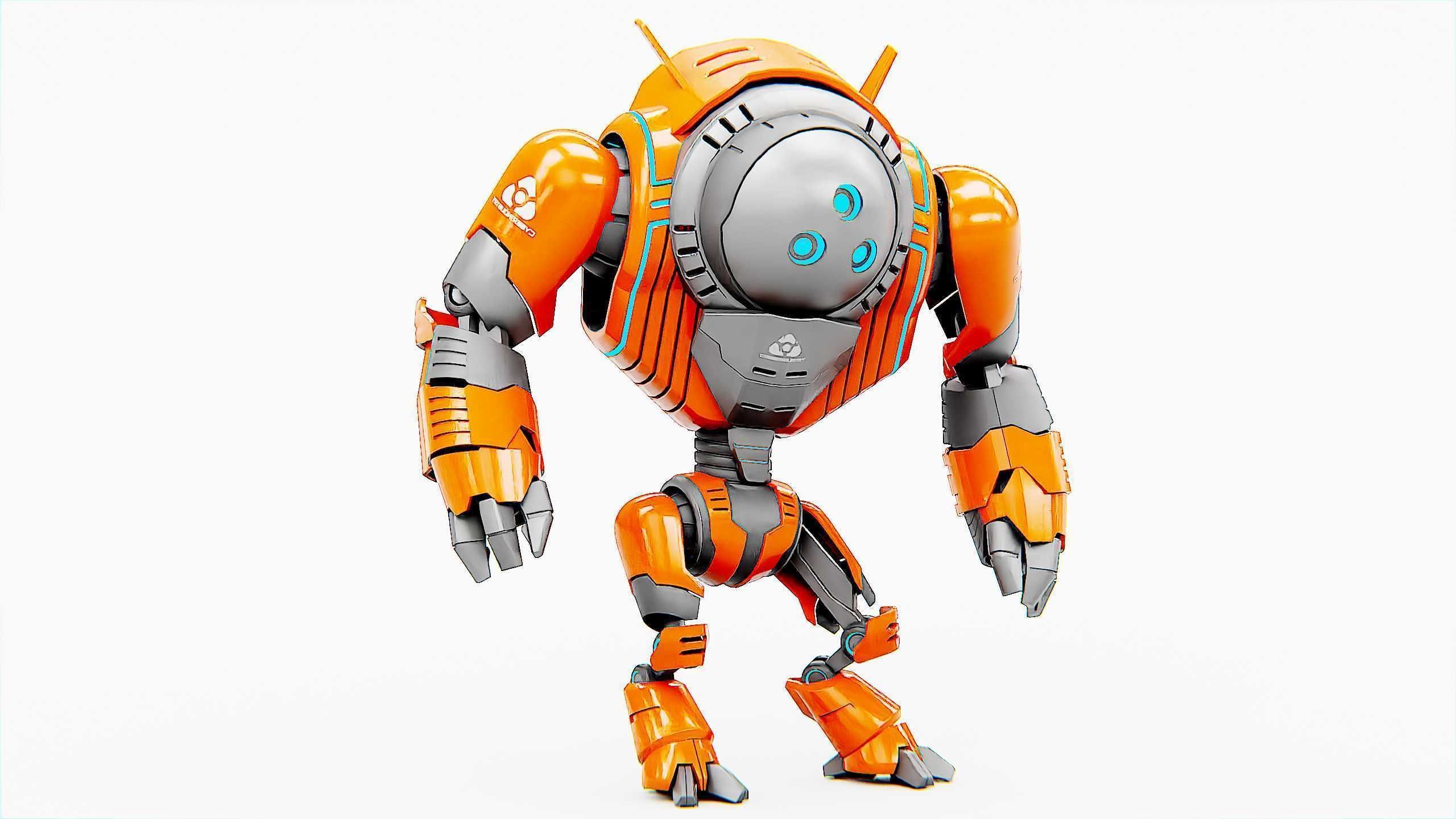 ASTRONAUT BOT HILION Rigged for Unreal Engine - Unity - MIXAMO 3D model_20