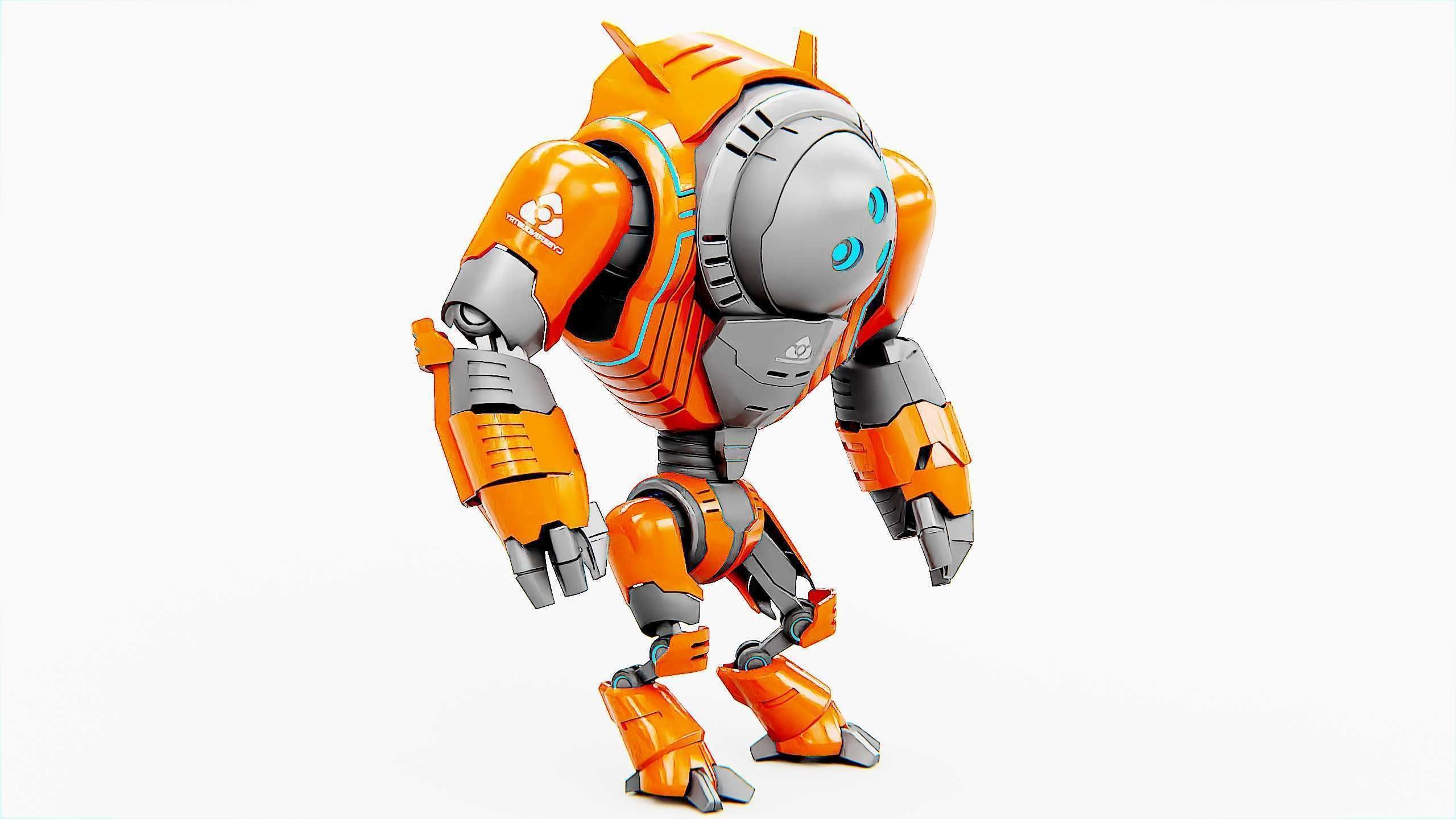 ASTRONAUT BOT HILION Rigged for Unreal Engine - Unity - MIXAMO 3D model_19