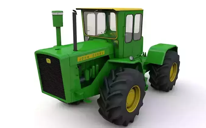 John Deere 8020 4WD Tractor 1960 with cabin