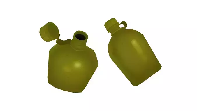 Canteen Water Bottle - Hand Painted