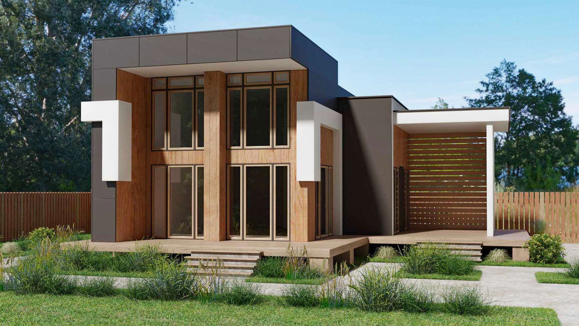 Architecture building 3D model_2