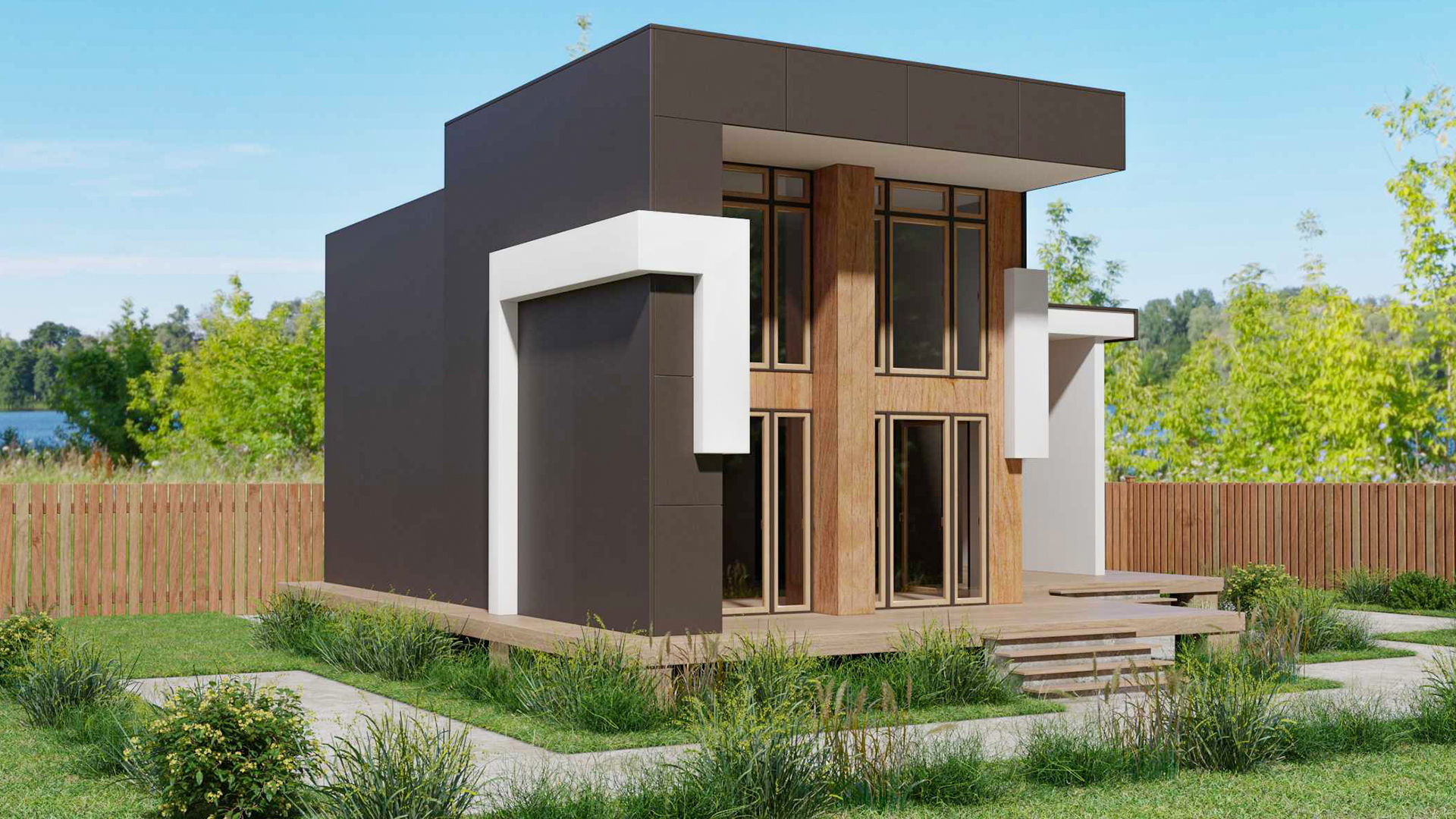 Architecture building 3D model_4