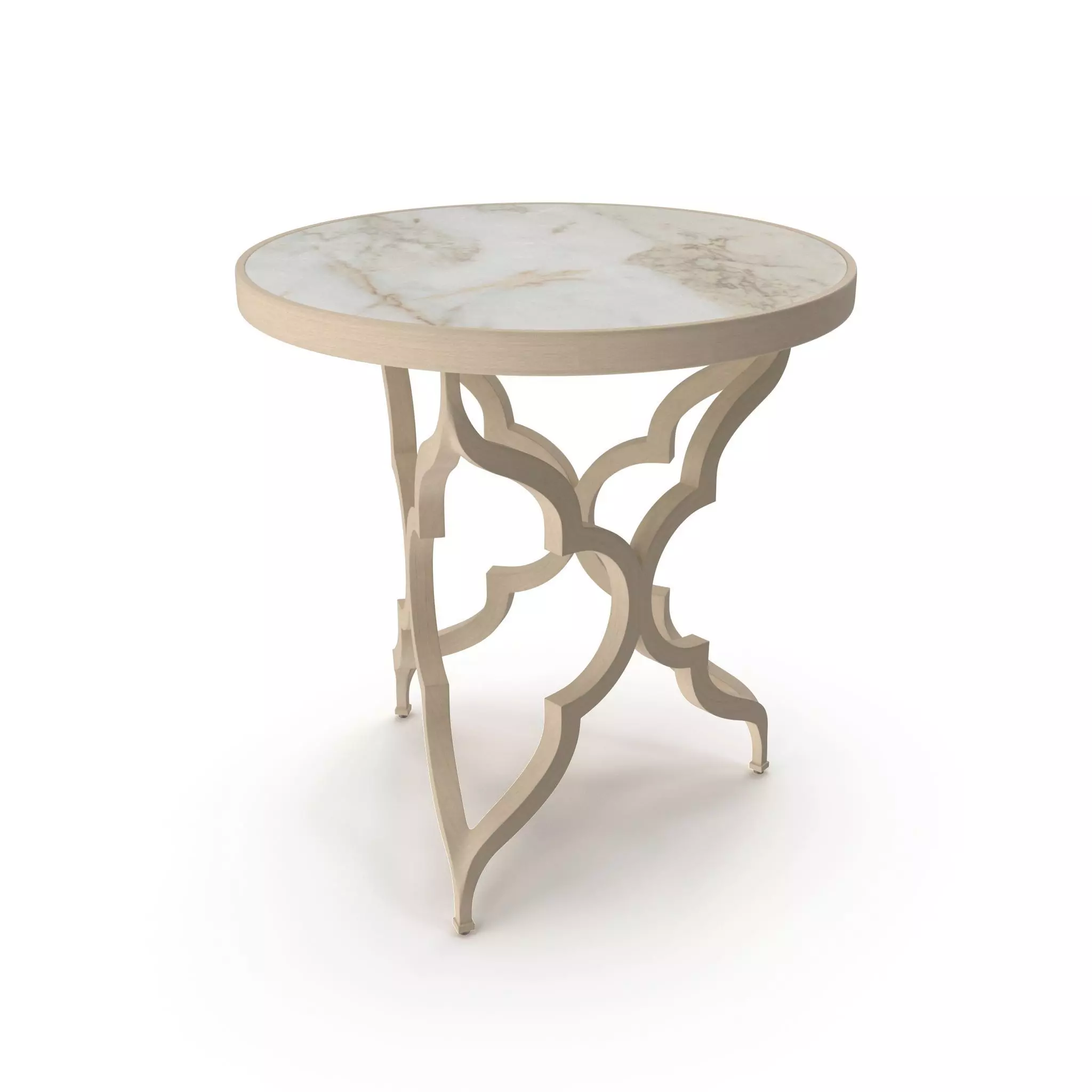 Tommy Bahama Accent Table Low-poly 3D model_0