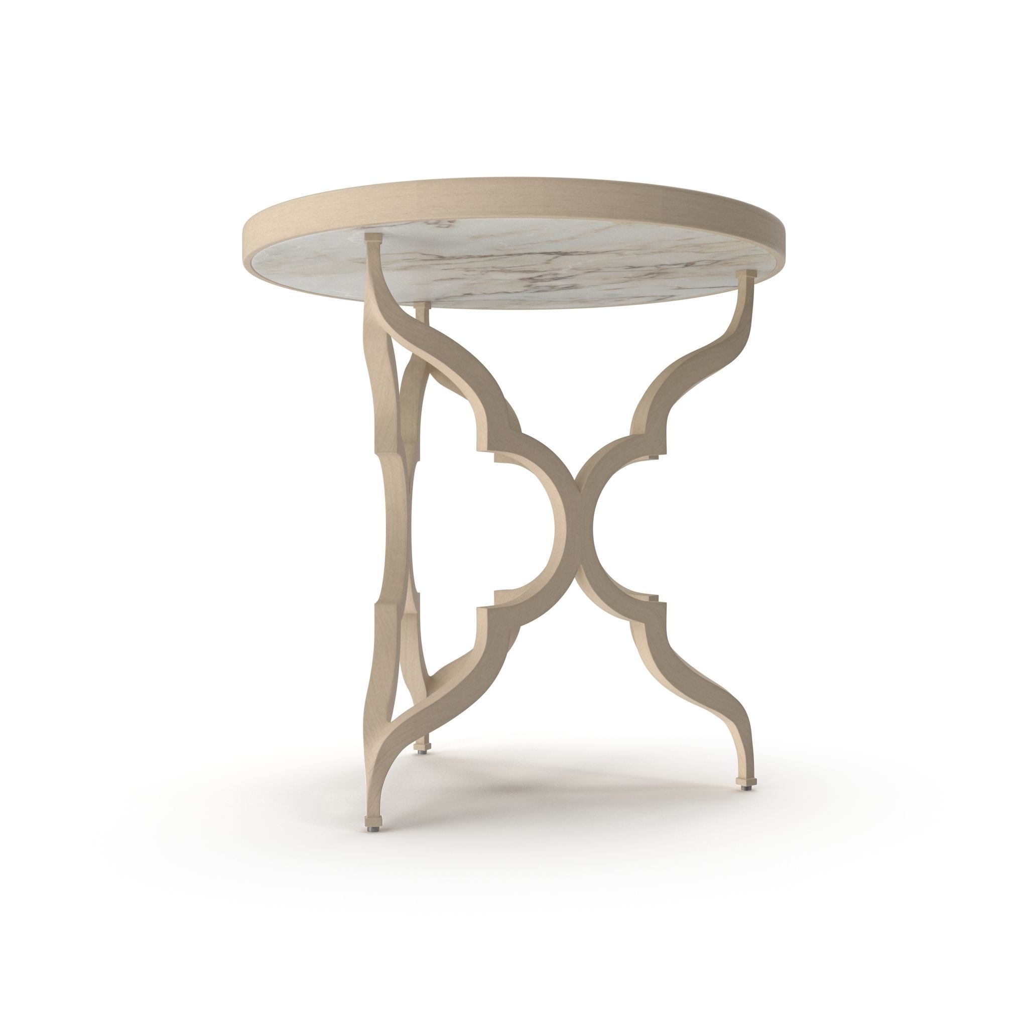 Tommy Bahama Accent Table Low-poly 3D model_5