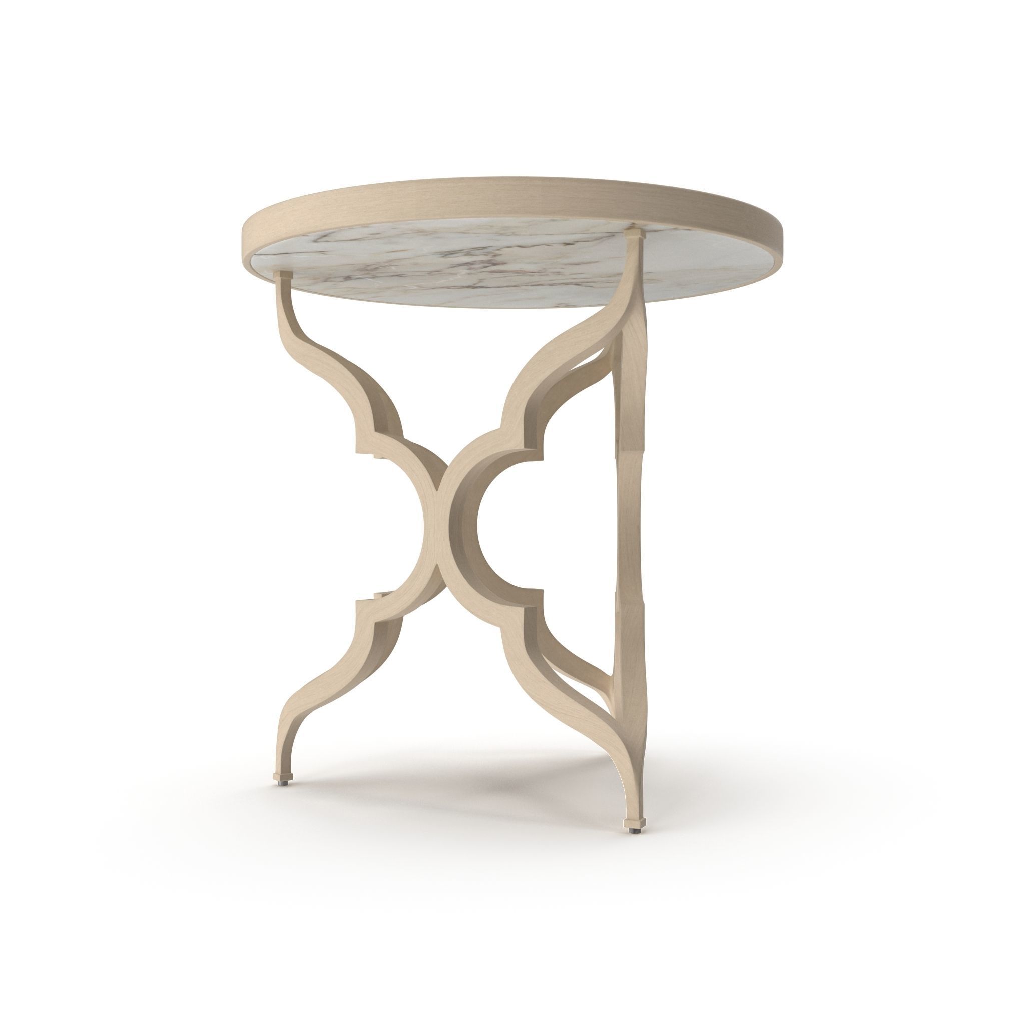 Tommy Bahama Accent Table Low-poly 3D model_3