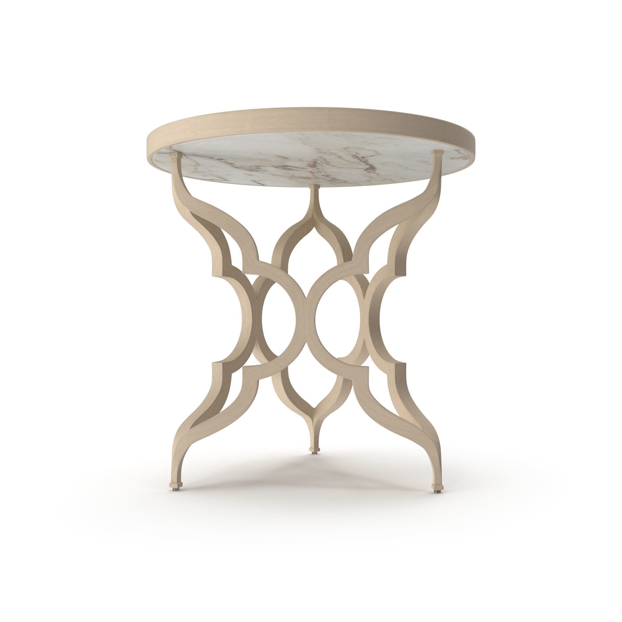 Tommy Bahama Accent Table Low-poly 3D model_4