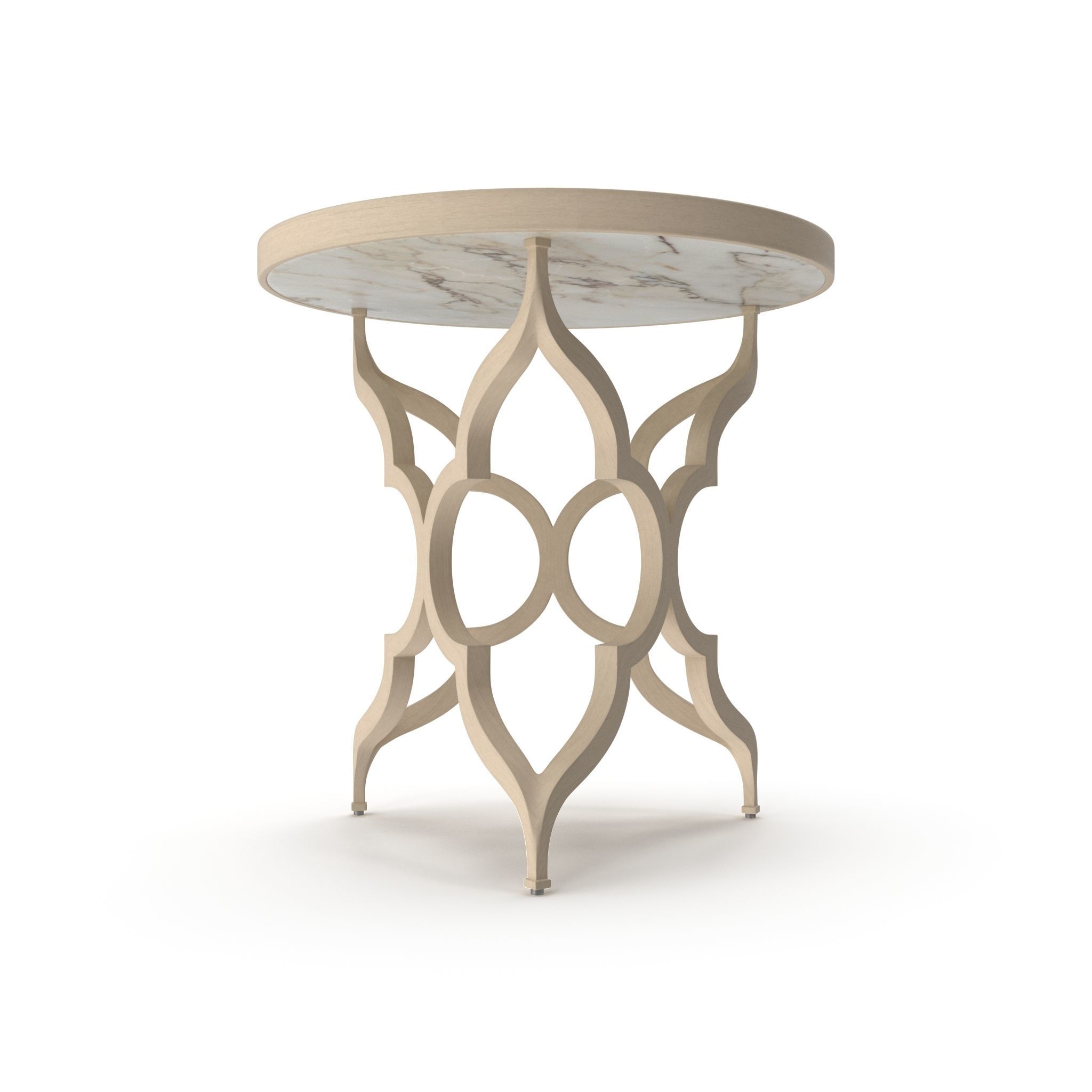 Tommy Bahama Accent Table Low-poly 3D model_6