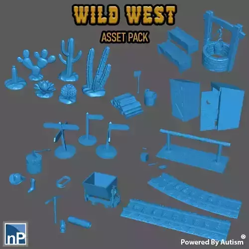 Wild West Asset Pack 1 3D print model