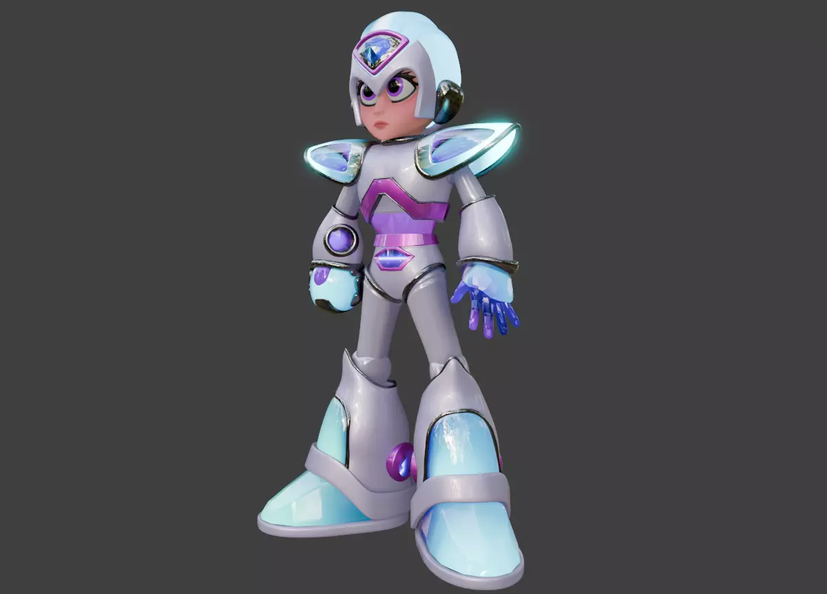 Megan - Not Rigged 3D model_0