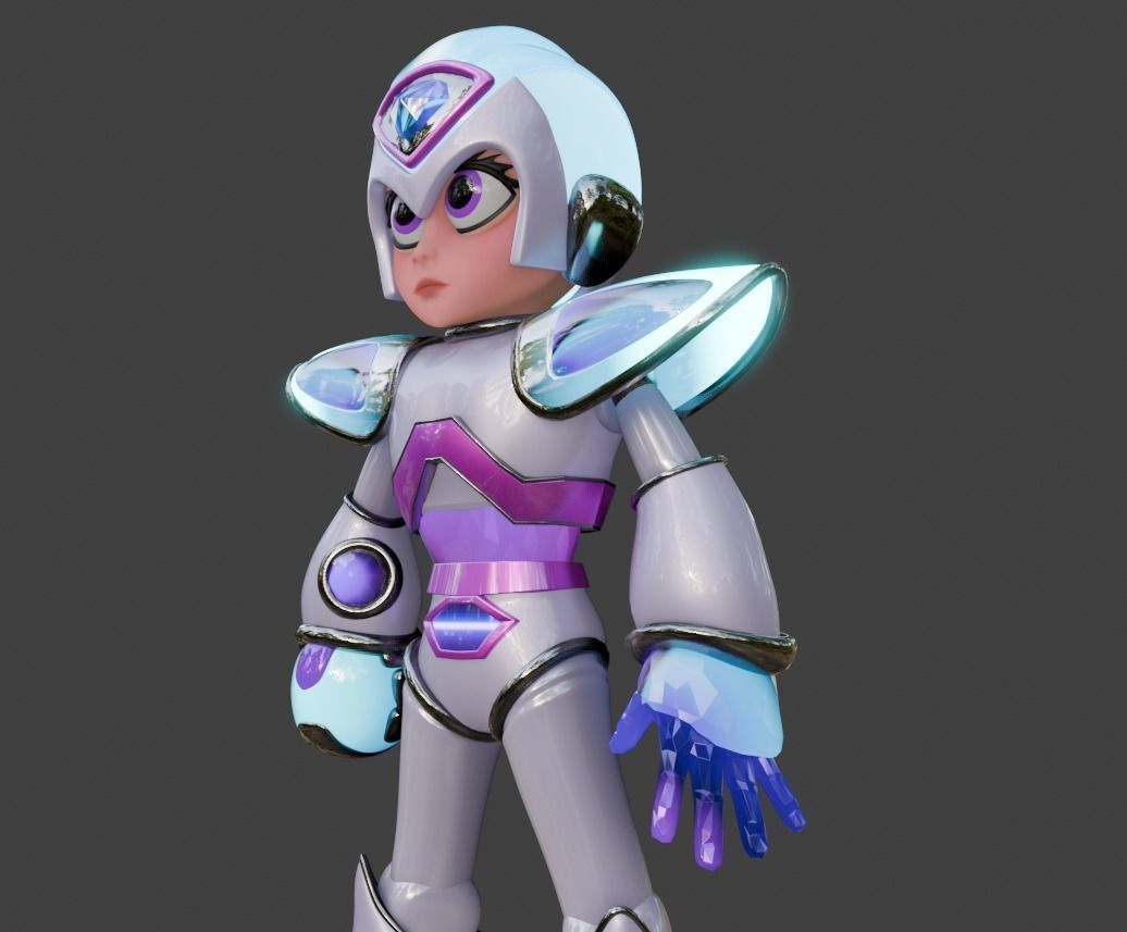 Megan - Not Rigged 3D model_4