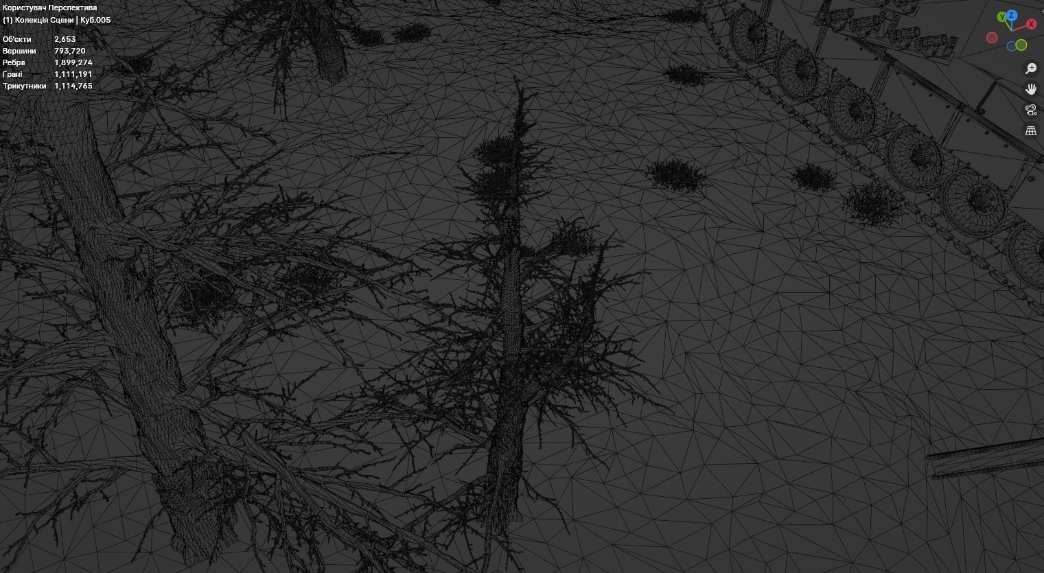 tank in the forest 3D model_12