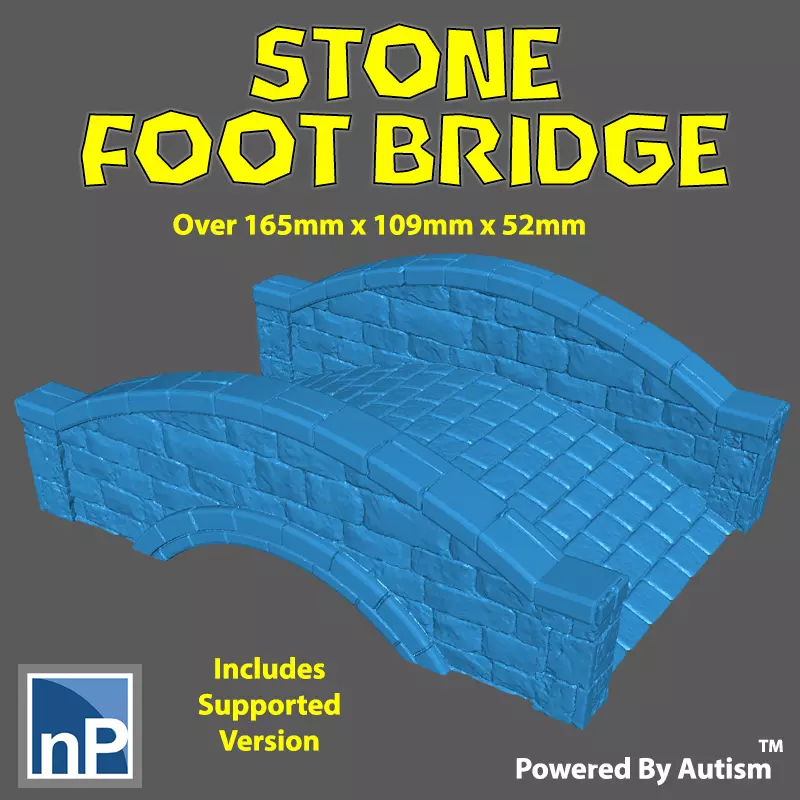 Modern Marvels - Stone Foot Bridge Free 3D print model