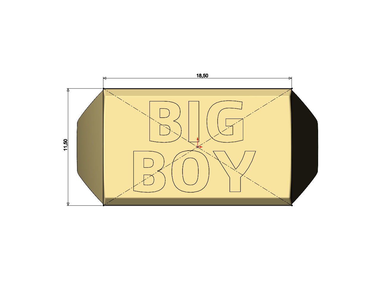 Wide big boy engraving flat top signet ring US sizes 7to11 3D print model_8