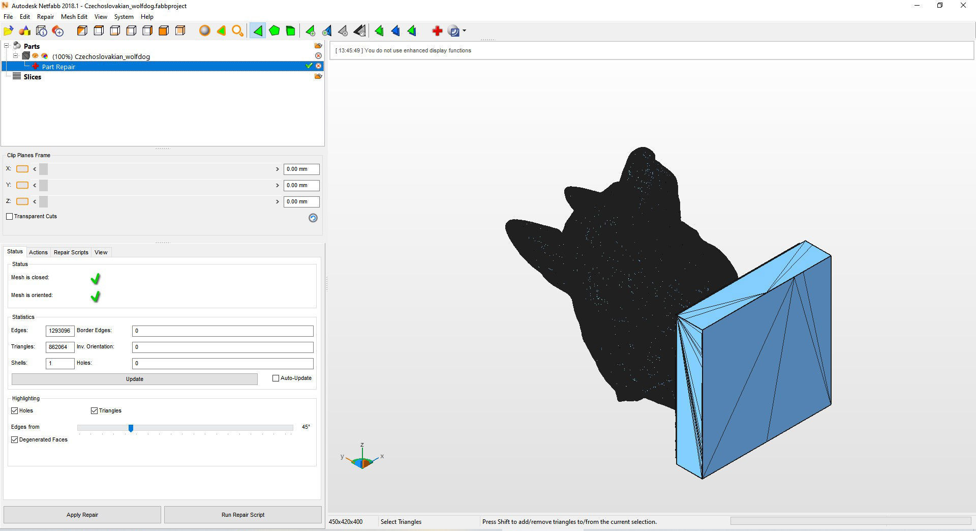 Czechoslovakian wolfdog bust 3D print model_7