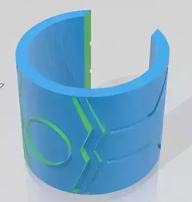 Bracelet Pokemon - Mega Ring 3D model