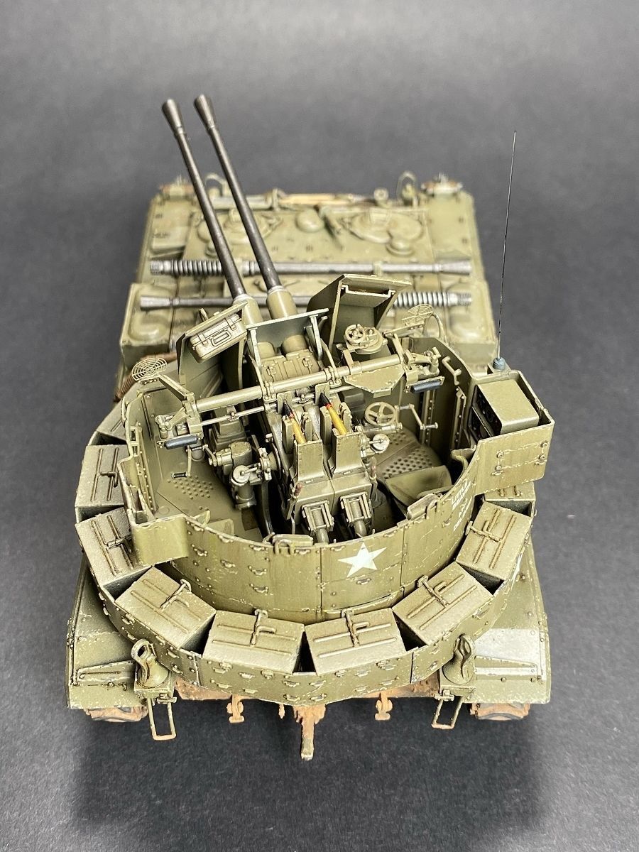 M19a1 twin 40mm 3D print model_4