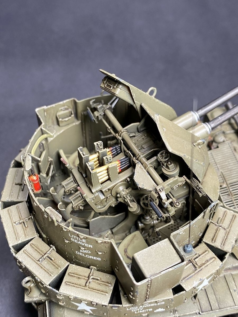 M19a1 twin 40mm 3D print model_1