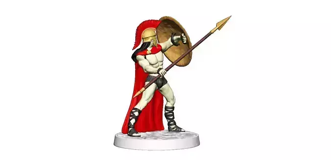 Spartan 7 Starter set Light spartan army 3D print model