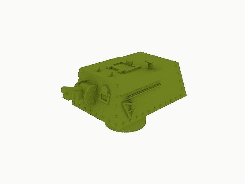 Vickers Light Tanks Mark II 3D print model_6
