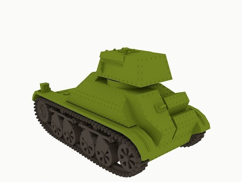 Vickers Light Tanks Mark II 3D print model_2