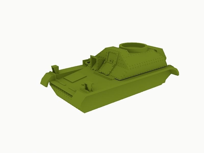 Vickers Light Tanks Mark II 3D print model_3
