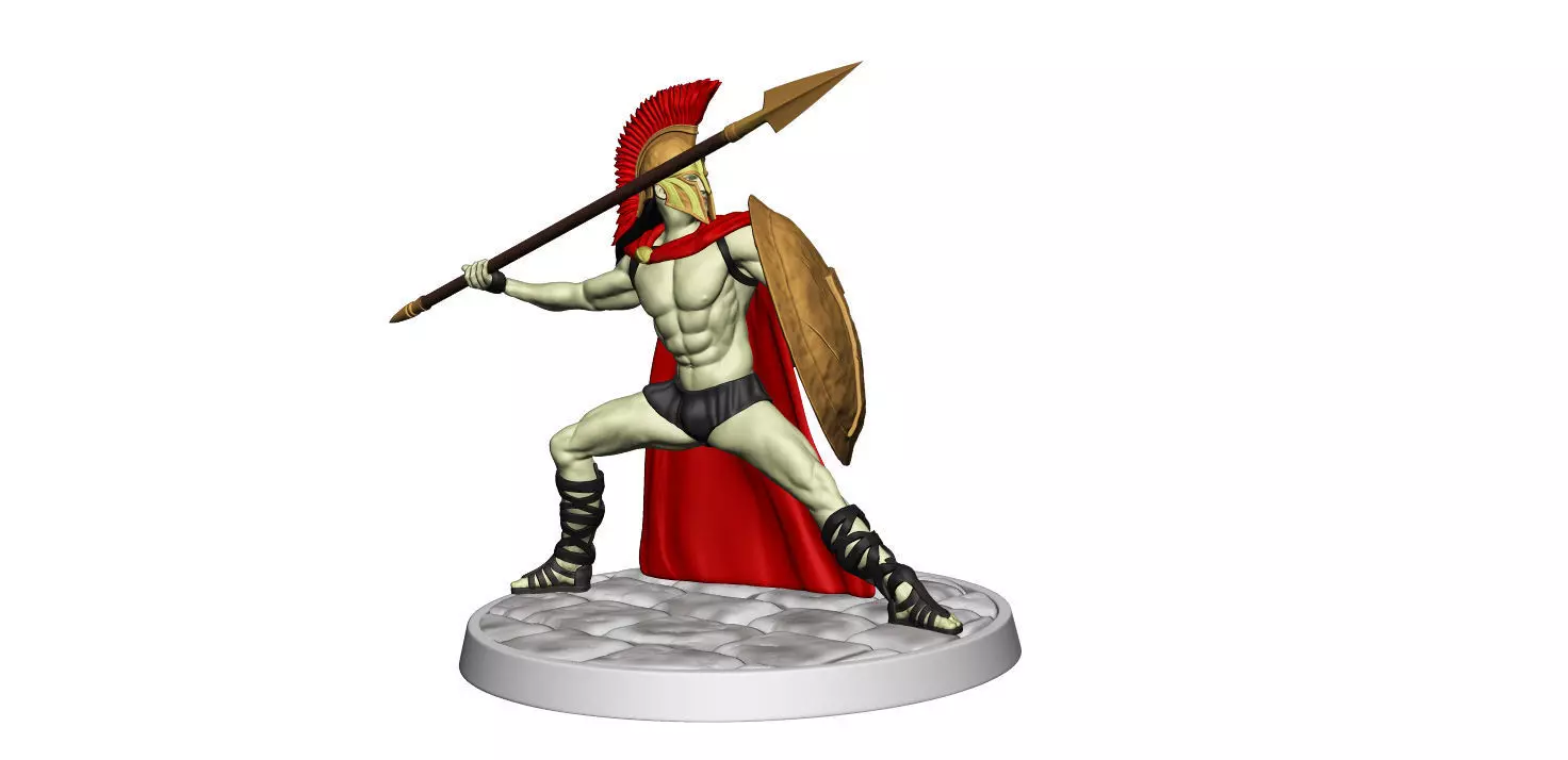 Spartan 8 Starter set Light spartan army 3D print model_0