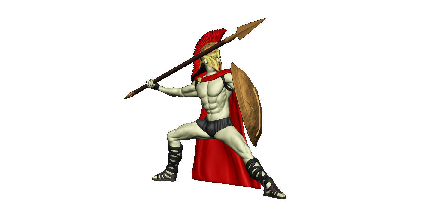 Spartan 8 Starter set Light spartan army 3D print model_12