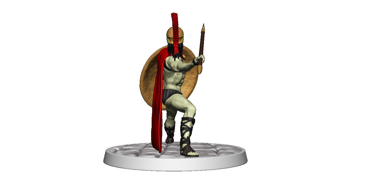 Spartan 8 Starter set Light spartan army 3D print model_23