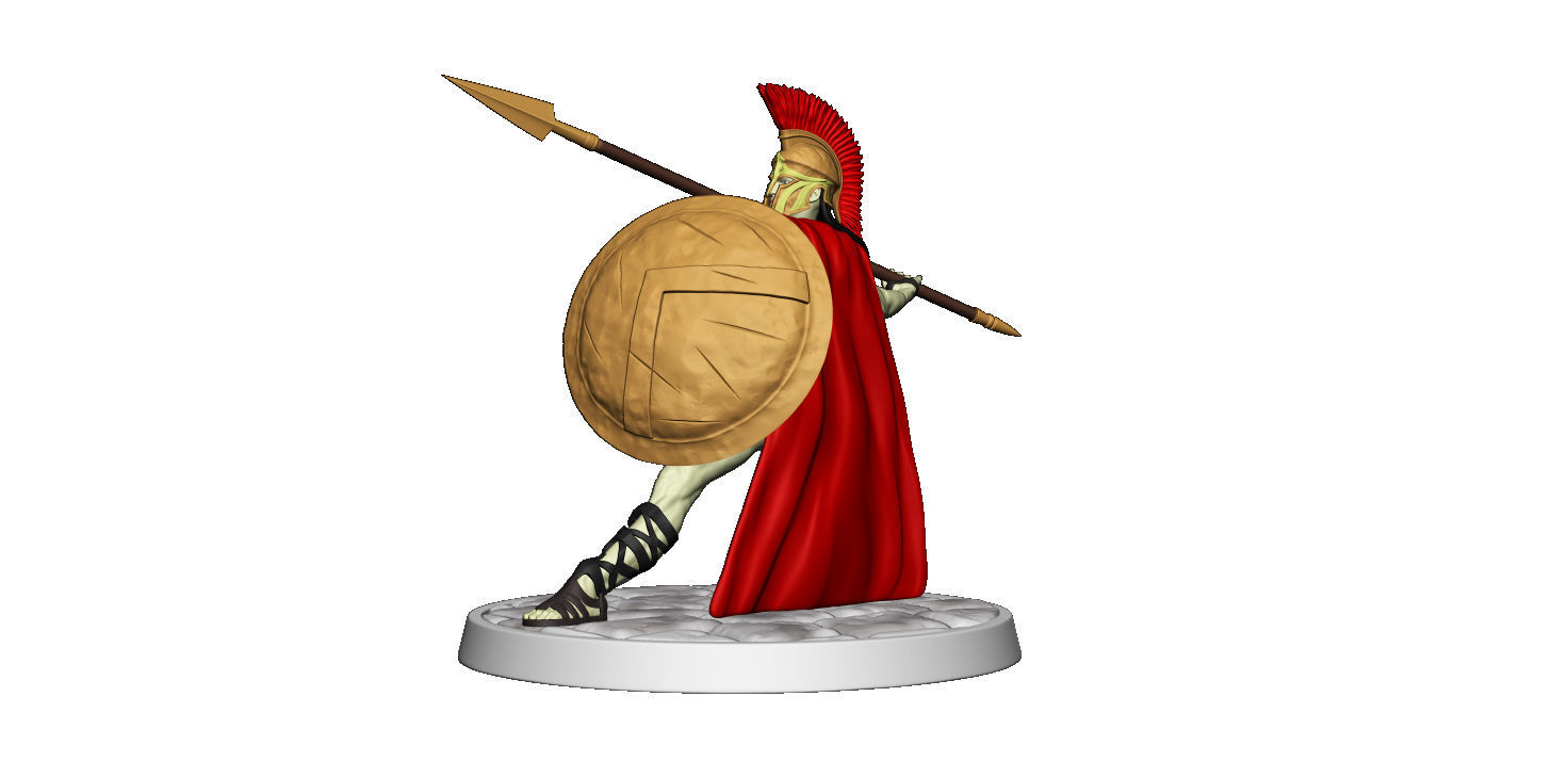 Spartan 8 Starter set Light spartan army 3D print model_18