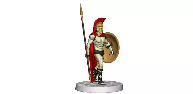 Spartan 9 Starter set Light spartan army 3D print model
